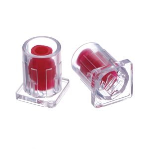 ب. Braun 418004 غطاء حقنة من مادة Tamper Evident ، معقم ، أحمر ، عبوة من 500