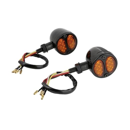 Clignotants universels de moto 1 paire avec indicateurs clignotants lumières modifiées