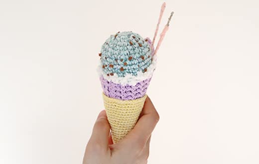 Amazon | アヴリル アイスクリームのあみぐるみ キット 糸,レシピ