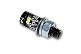  Lumière LED pour emplacement rond noir pour plaque d\'immatriculation moto Harley et Custom