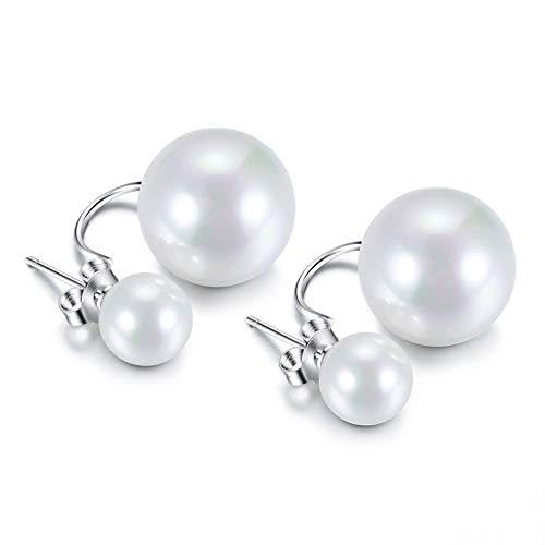 Perles de coquillage sur boucles en argent 925 pour sublimer vos tenues