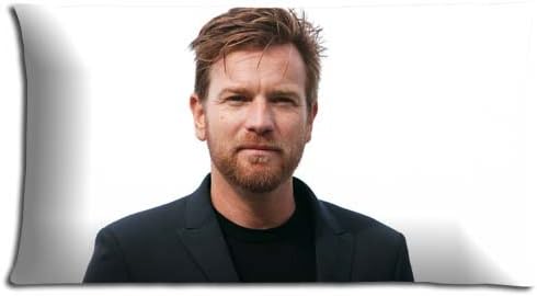 Ewan McGregor Zippered No-Shift Body Pillow Shell Cases Durable Cotton Polyester 20x36(inch) 50x90(cm)