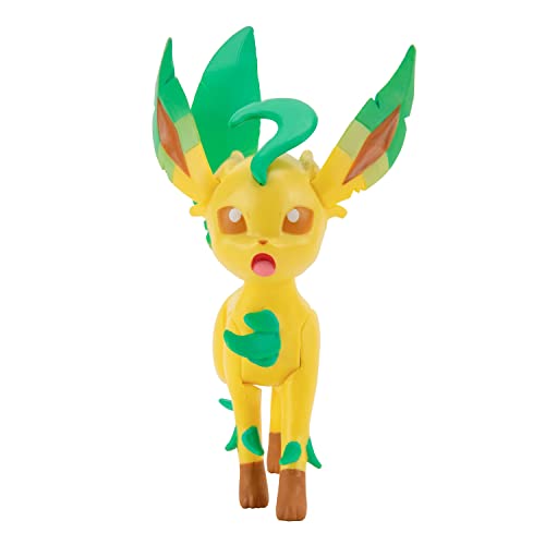 BANDAI Pokémon 8 Figurines Battle - Pikachu, Rondoudou (Jigglypuff), Rocabot (Rockruff), Abra, Farfuret (Sneasel), Métamorph (Ditto), Phyllali (Leafeon) et Magicarpe (Magikarp) - JW2686