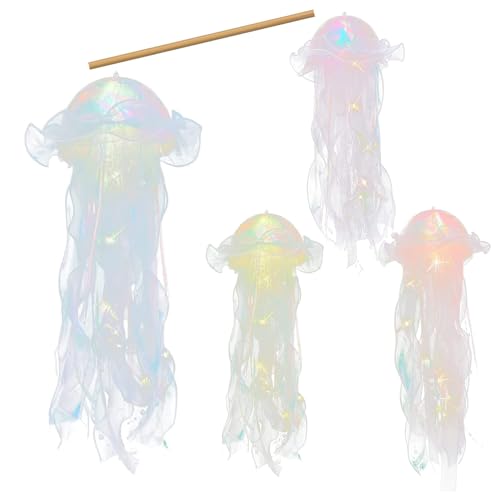 Lanterne de méduse 4 pièces : le cadeau déco idéal pour une ado stylée - 2