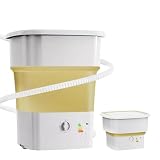 Portable Washer, Mini Washing Machine with 52L Capacity, Collapsible Washer and Dryer for Baby Clothing, Underwear, Camping and RV Travel