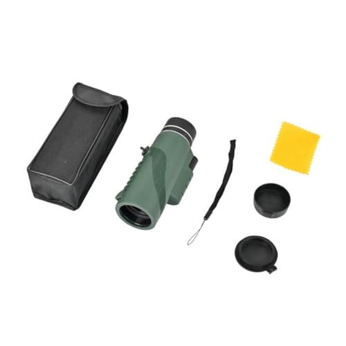 KEALLANS Monoscopio 8X Espejo 8X Aumento Equipo para Exteriores Gafas Monoculares de Mano Verde
