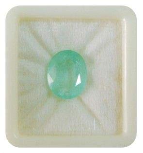 Émeraude de Zambie naturelle 11,00 carats / 12,00 Ratti - Pierre Panna de qualité AAA++