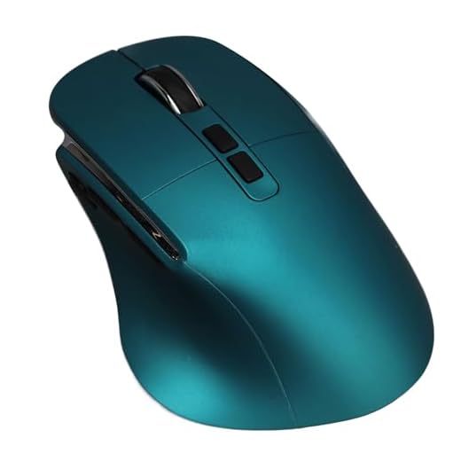 Mouse Ergonômico Vertical, Mouse Sem Fio Recarregável de Múltiplas Conectividades Com Adaptador USB, para Computador (BLUE)
