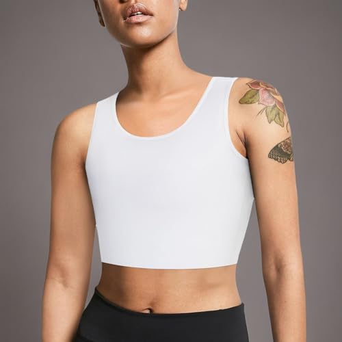 LEINIDINA Chest Binder for Transgender FTM LGBT Tomboy Tops Women Breathable Binder Bra Tank Tops Elastic