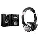 Product 1: Desktop Computer Speakers With Studio Monitor Sound - 120-Watt powered speakers deliver studio speaker sound, perfect for gaming, podcasting, streaming, DJ performances and more Product 1: Premium Components - Stereo Speakers with an Acous...