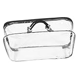 FONDOTIN 透明製 収納バッグ 持ち運び便利な多用途オーガナイザー バッグ 軽量で耐久性あり 引っ越しや雑貨整理に