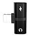 Produktbild Kopfhörer-Adapter, 2 in 1 Audio Lightning -Splitter, kompatibel mit iPhone 7/8 Plus/X/XS/Max/XR 11 / Pro Max Farbe Schwarz