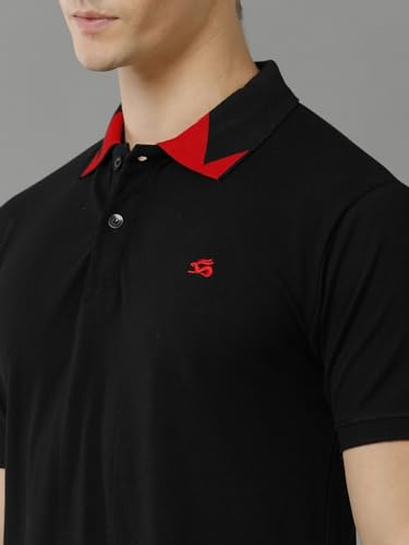 Image of ADRO Mens Polo T Shirt -100% Cotton Polo Tshirt for Men | Solid Polo T-Shirt Regular fit