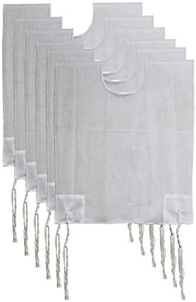 Zion Judaica Mesh Tzitzit Net Tzitzis Certified Kosher Talit Katan for Small Adults