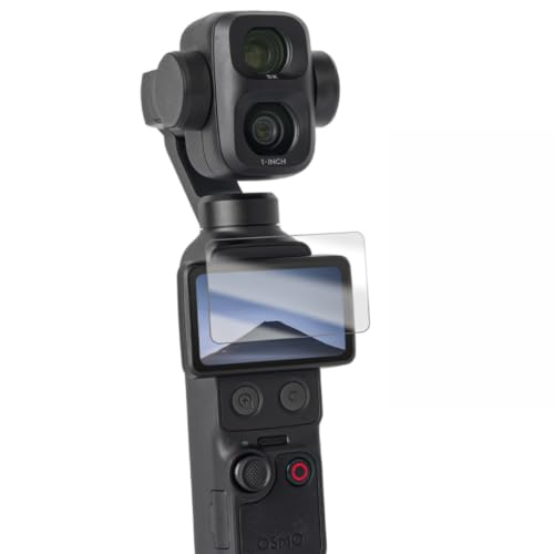 Honbobo DJI Osmo Pocket 4P/4/3 �p �ی�t�B���� �K���X�t�B���� �ȒP�\��t�� ��ʕی� �A�N�Z�T���[ (1pc Screen Film)