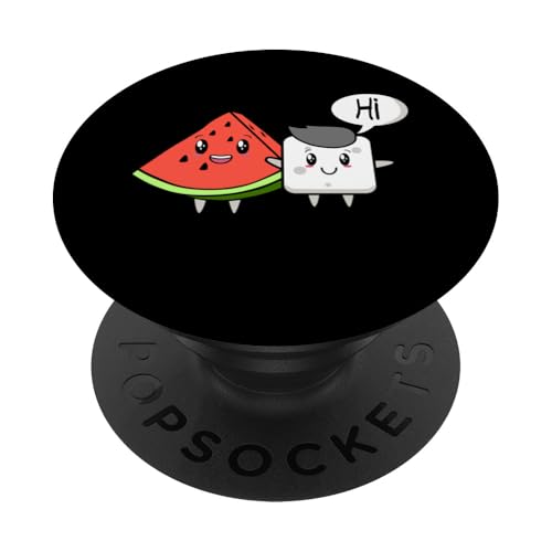 Anguria Frutta Zucchero Ciao Divertente Detto Citazione Frutta Tropicale PopSockets PopGrip Adesivo