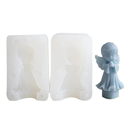 Molde de vela de anjo,Molde De Silicone Para Aromaterapia | Molde de resina epóxi, molde de anjo par