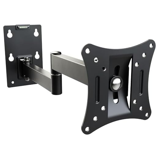 RICOO PC Monitor-Wand-Halterung Schwenkbar Neigbar (R02-11) Flat-Screen TV-Wandhalter für 13-29 Zoll (bis zu 20-Kg, Max-VESA 100x100) Universal Curved OLED Bildschirm