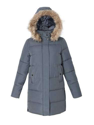 Image of Vero Moda Faux Fur Detail Longline Hooded Puffer Jacket