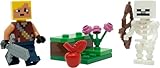 LEGO Minecraft: Hero Minifigure with Skeleton and Apple - 6+