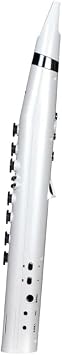 Electric Wind Synthesizer Instrument 7-Key Mini Digital Saxophone with 30 Synth Sounds, White Portable Wind Synth Wi100 for Silent Practice & MIDI Performance