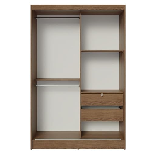 Guarda-Roupa 2 Portas de Correr Rustic Max Madesa