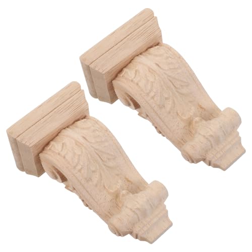 Console en bois style colonne romaine Uonlytech pour support étagère