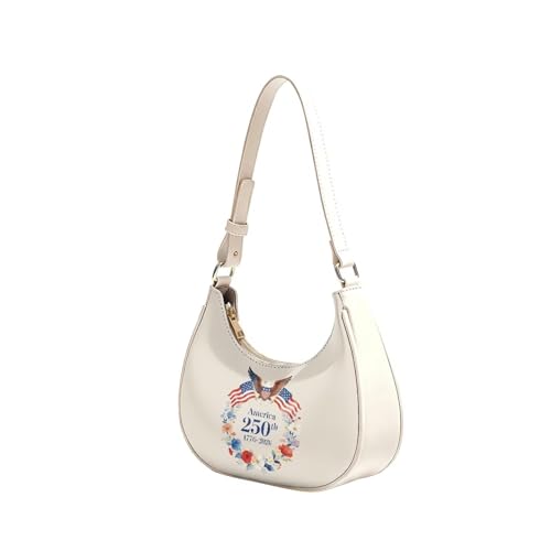 Bolso de hombro con estampado floral para mujer miniatura 3