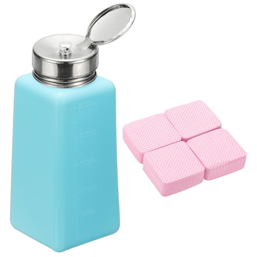 Nettoyant à l'acétone et dissolvant : flacon pompe YOKIVE bleu anti-gaspillage