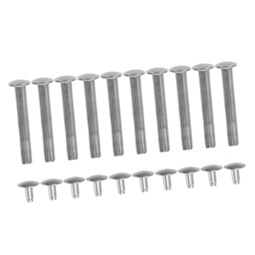 HEALLILY 10Sets Rivet Fasteners for DIY Folding Fan Repair Kit Reliable Replacement Components for Handmade Paper and Fans for Craft Projects