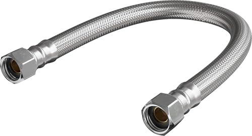 PROFLO PFX146224 3/4" FIP x 3/4" FIP 24" Stainless Steel Water Heater Connector - N/A by PROFLO - Used condition - US$11.02