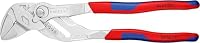 KNIPEX Zangenschlüssel Zange und Schraubenschlüssel in einem Werkzeug auf SB-Karte verchromt mit Mehrkomponenten-Hüllen 250 mm, 86 05 250 SB – Ansicht 3