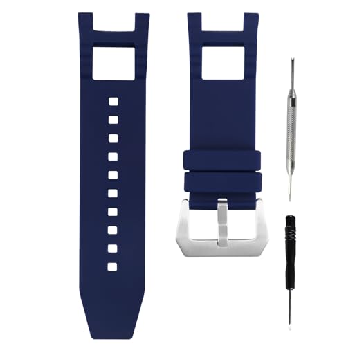 unilabo Correa de reloj de goma compatible con Invicta Subaqua Noma III 0736 0737 0738 0778 0779 0780 0924 0927 correa de silicona de repuesto para hombres y mujeres (azul)