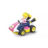 Carrera RC Nintendo Mario Kart 2.4 GHz Mini Collectible Radio Remote Control Toy Car Vehicle - Peach