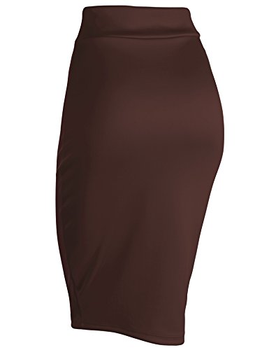 LL Womens Scuba Midi Skirt - Made in USA2