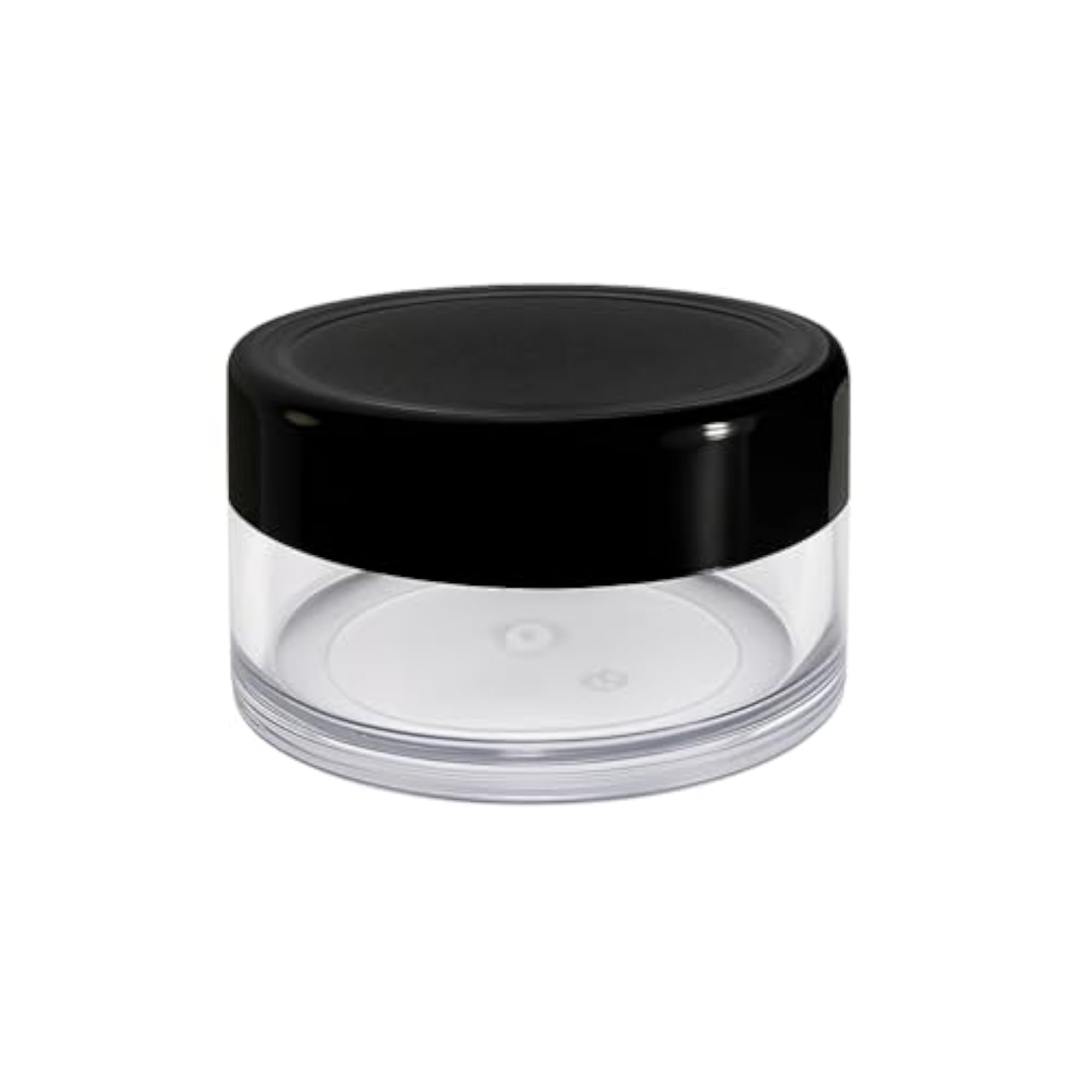 Empty Lipbalm Jars with Black Screw Cap, 10 Pack