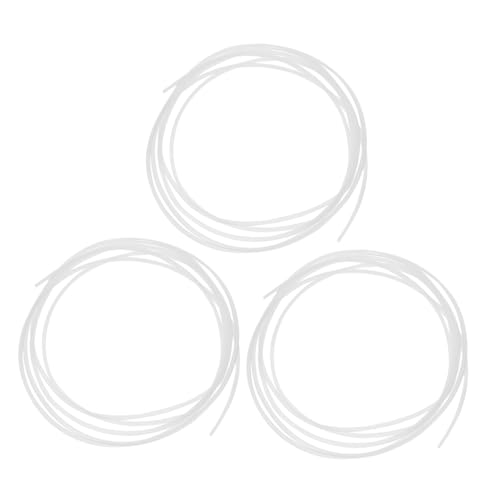 BUGUUYO 3pcs Printer Extruder Accessories Ptfe Tubing for Filament Printer Material Guide Tube