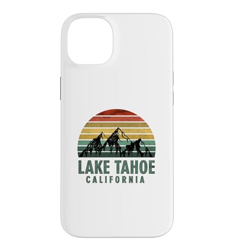 Vintage Mountains Hiking Camping Lake Tahoe California �X�}�z�P�[�X iPhone 14 Plus �p