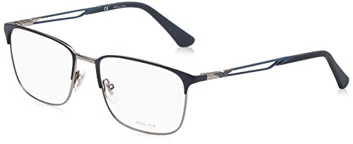 Police Vplf07 Gafas, Total Shiny Ruthenium W Coloured Parts, 56 Para Hombre Police Vplf07 Gafas, Total Shiny Ruthenium W Coloured Parts, 56 Para Hombre