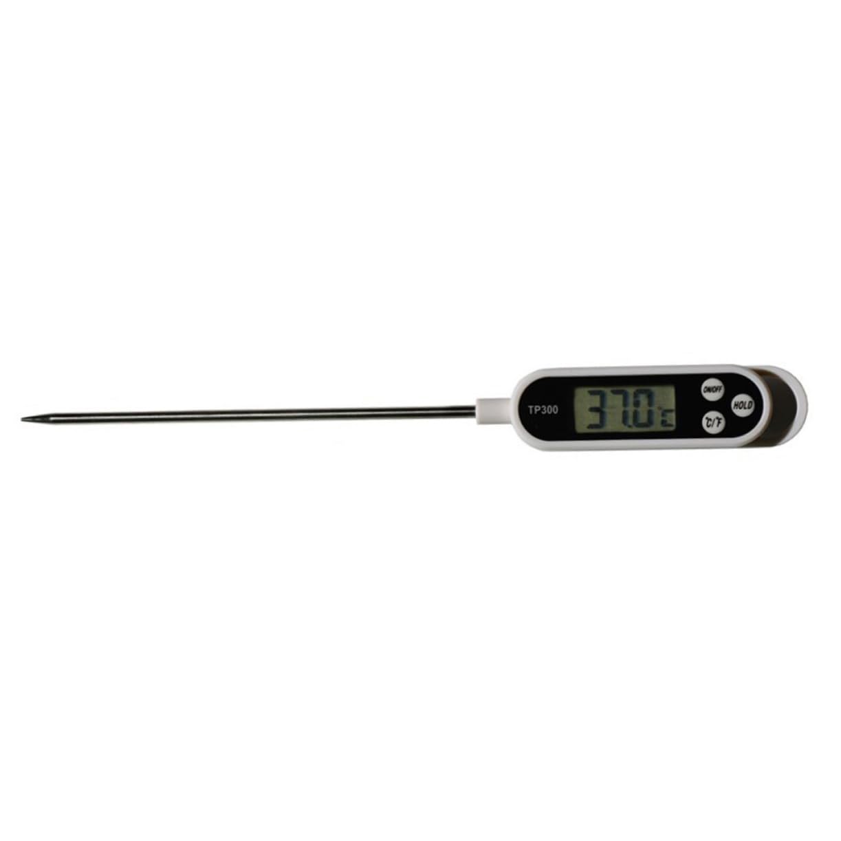 FUNOMOCYA 1pc Stainless Steel Food Thermometer for Coffee High Precision Kitchen Gadget for Cooking Baking No Battery Required for Home Restaurant Hotel Use
