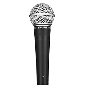 Shure SM58-LCE Cardioid Dynamic Vocal Microphone with Pneumatic Shock Mount, Spherical Mesh Grille with Built-in Pop…