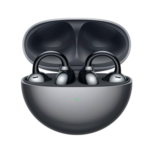 HUAWEI FreeClip, innovativo design a clip, intensa esperienza di ascolto aperto, cancellazione del rumore di fondo AI durante le chiamate, durata della batteria super lunga, compatibile con Android e