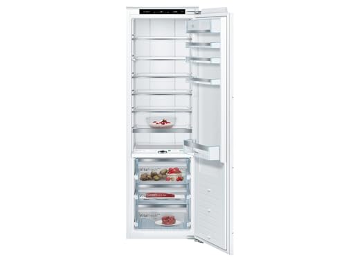 Bosch KIF81PFE0 Série 8 - Réfrigérateur encastrable - 177,5 x 56 cm - 289 l - Charnière plate - Fabriqué en Allemagne - VitaFresh Pro - 3 fois plus de...