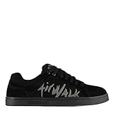 Airwalk Branding Airwalk Neptune Herren Skate Schuhe Turnschuhe Freizeit Sport Schnuer Sneaker Schwarz 9 (43)