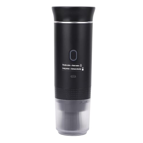 Cafetera portátil con calentador sin cable 60 ml 15 Bar