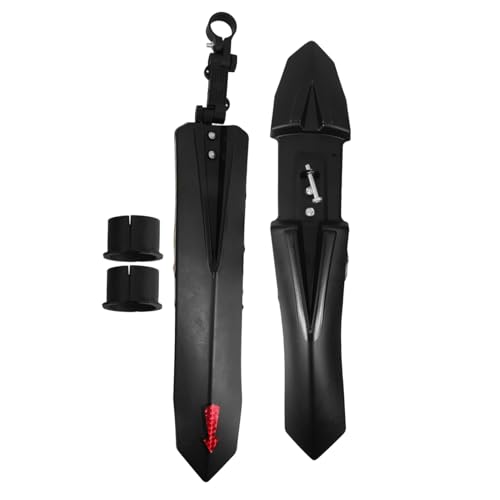 HOLIDYOYO Reflective Bike Mudguard for Wheels Easy Install Plastic Protection for Mountain Road Bikes Enhances Night Safety Versatile Fit