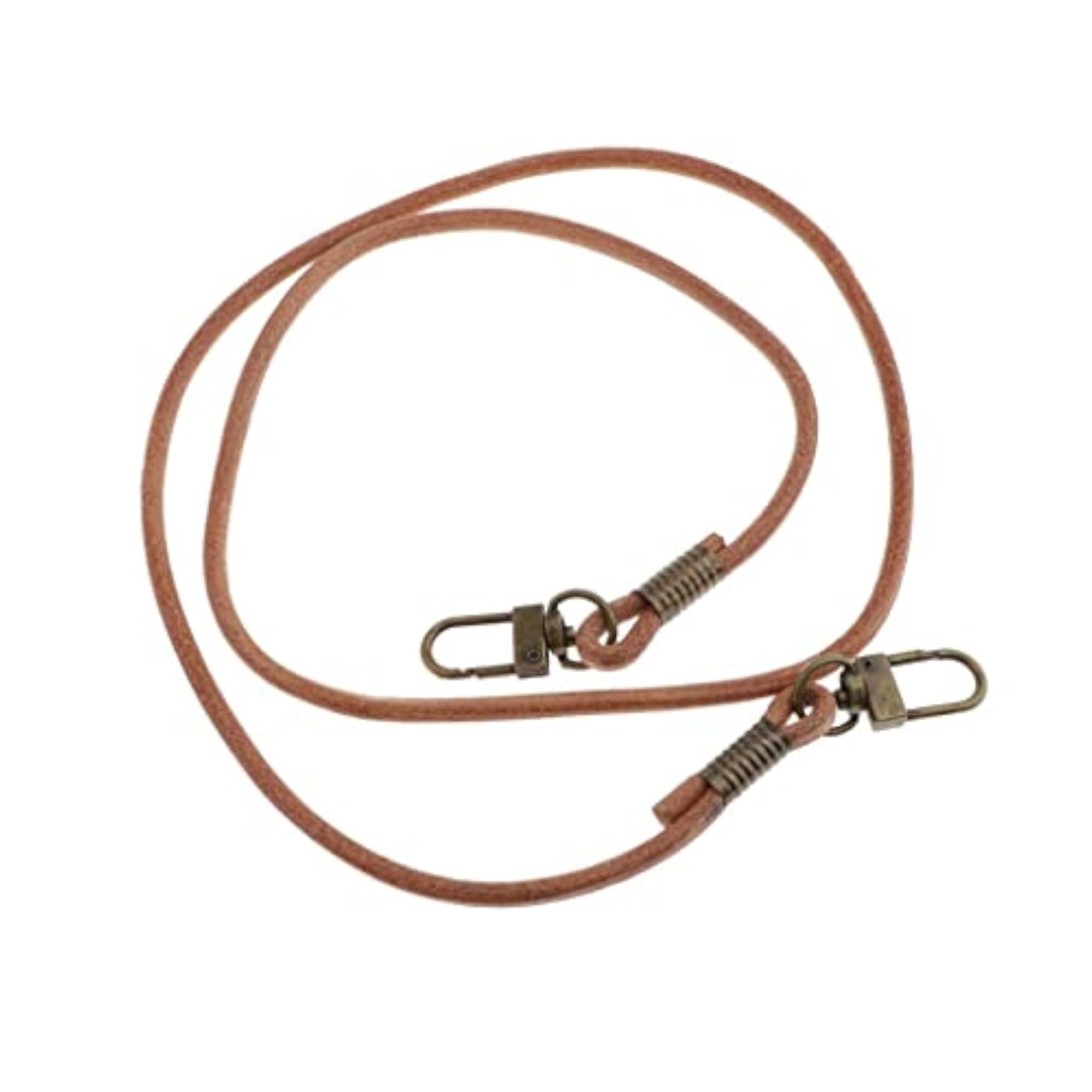 PU Leather Purse Strap Replacement with Metal Swivel Hooks