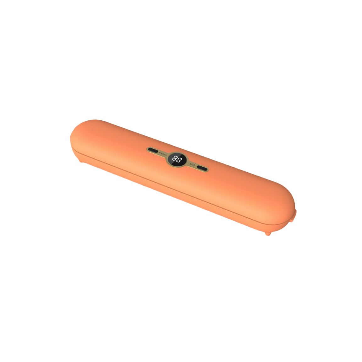KINMRIS Vacuum Sealing Machine, Food Vacuum Sealing Machine with 10 Sealing Pockets, One Touch Sealing, Vacuum and Only Sealing Modes, Fast and Compact Outdoor (Orange)