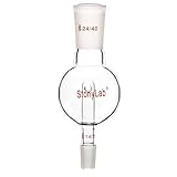 stonylab Rotationsverdampfer Bump Trap 24/40 äußeres oberes Gelenk, 14/20 Standard Konus inneres unteres Gelenk, 100 ml