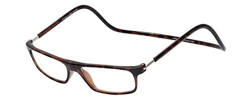 Clic Magnetic Executive Reading Glasses in Tortoise ; 2.50